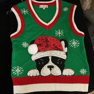 Festive Dog Sweater Vest